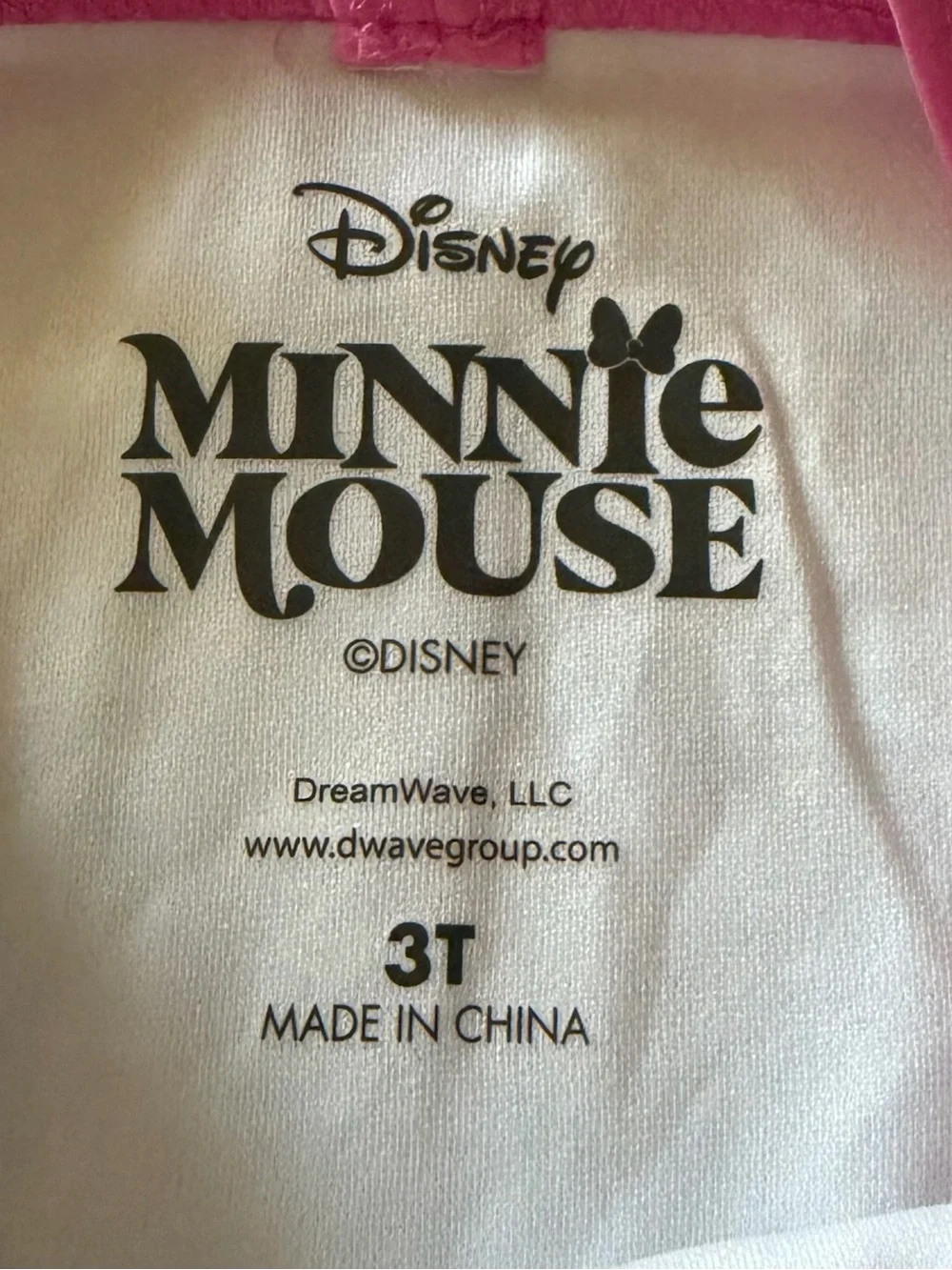 NWT-Disney Minnie Mouse Pink Girls' One-Piece Swimsuit and Cover-Up Set-size 3T